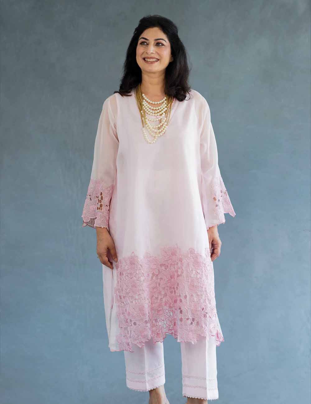 Indian Kurta Anarkali Kurtis Trouser Dupatta Set Pakistani Salwar Kameez  Dress | eBay